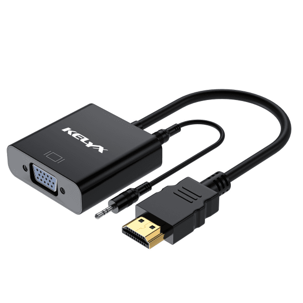 Adaptador Kelyx HDMI a VGA 1080p c/audio (2078)