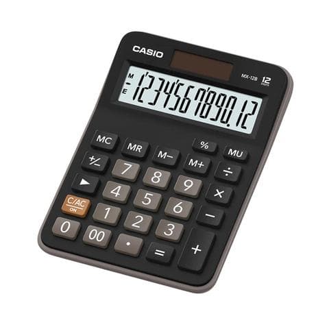Calculadora Casio (MX-12B) 12 Digitos Black