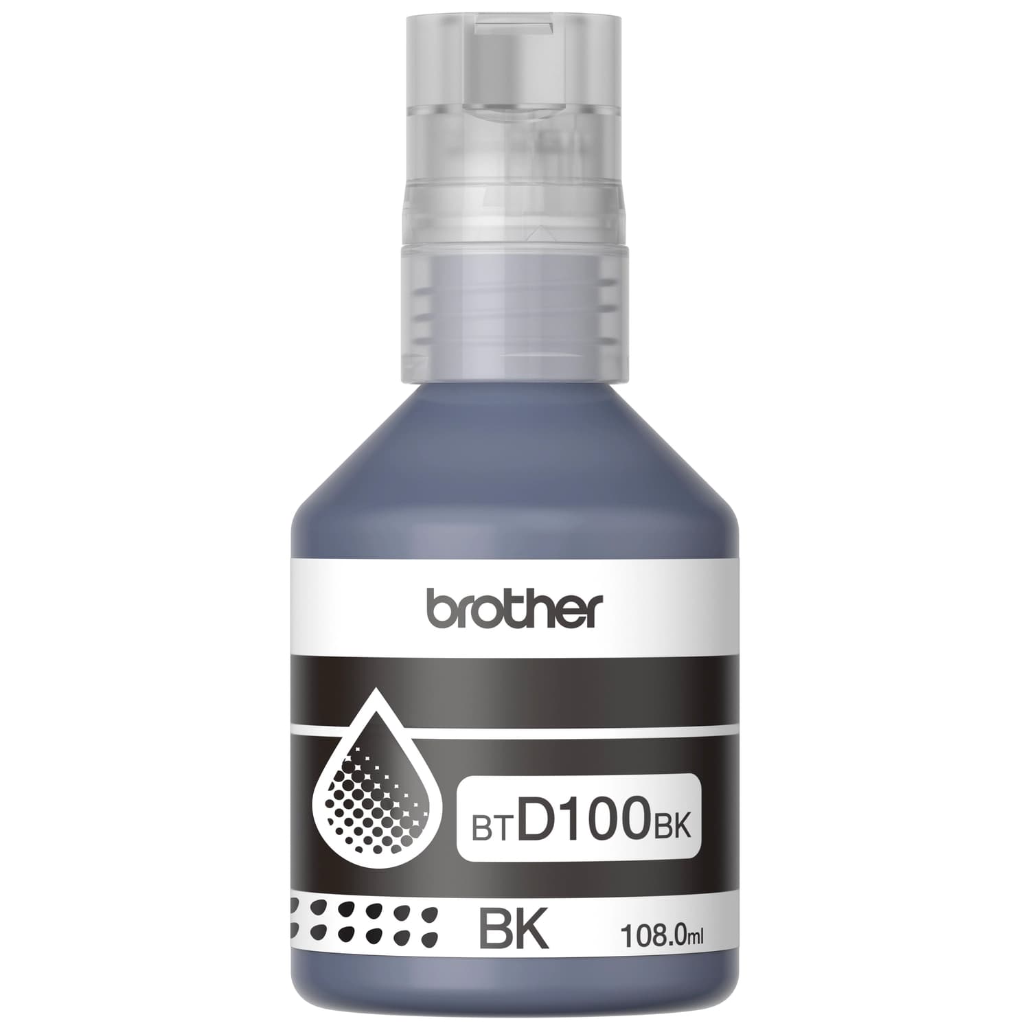 Botella de tinta Brother BTD100 Negra