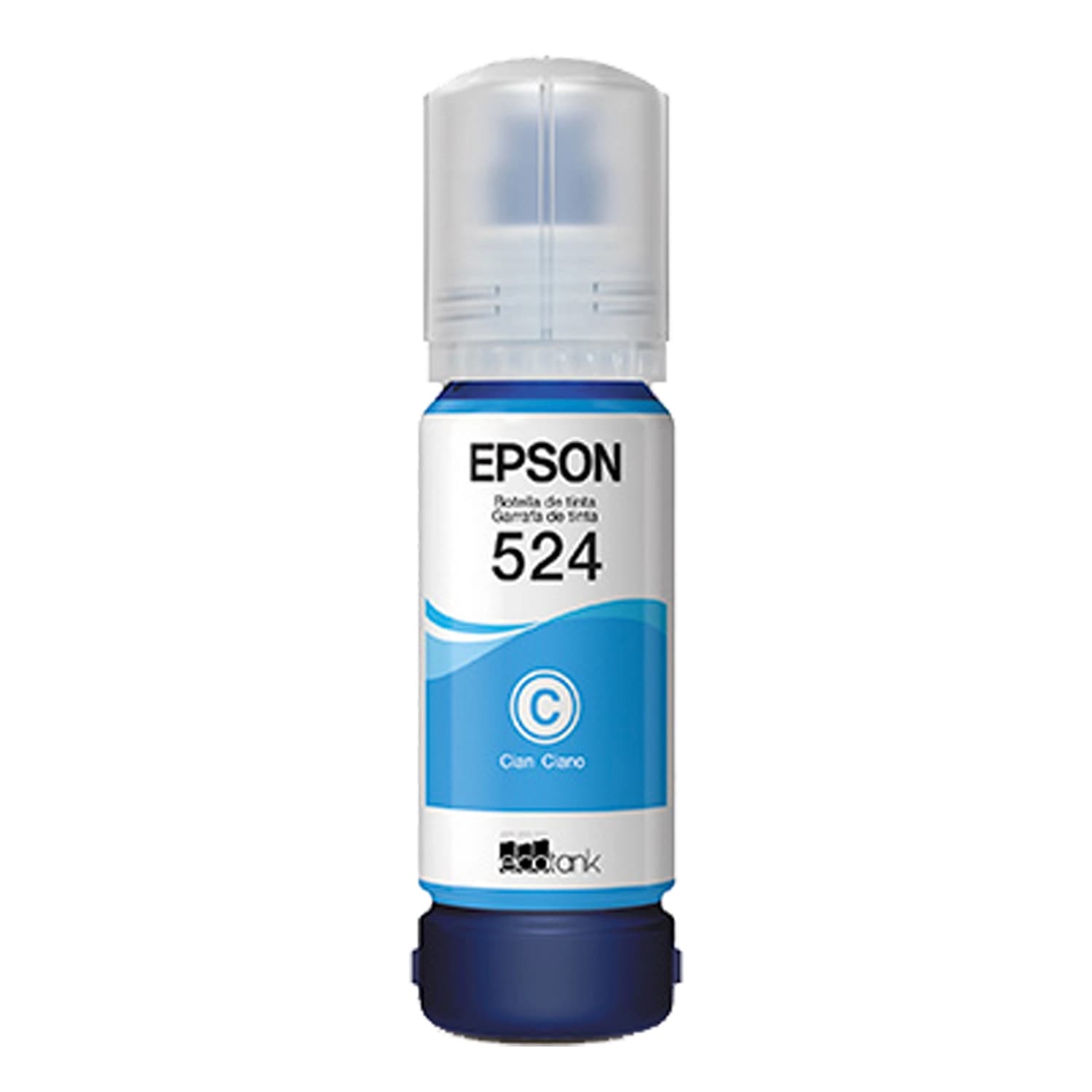 Botella de Tinta Epson 524 cian