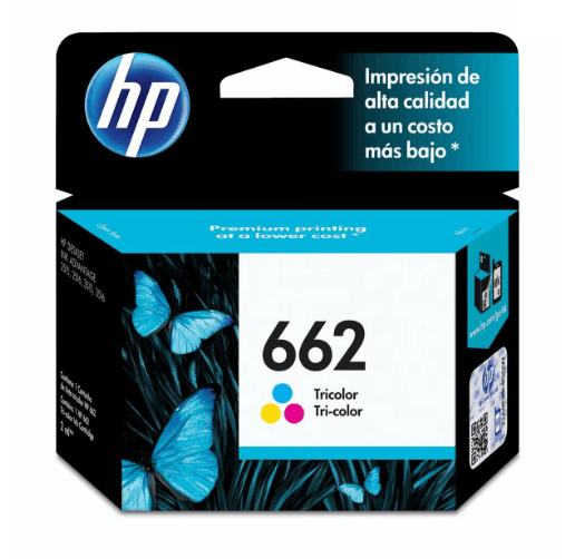 CZ104AL CARTUCHO DE TINTA HP 662 TRI-COLOR (0122)