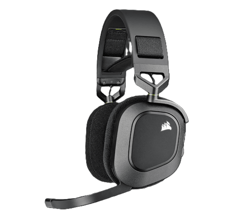 Auricular Corsair HS80 RGB Wireless Spatial Audio Carbon (5940)