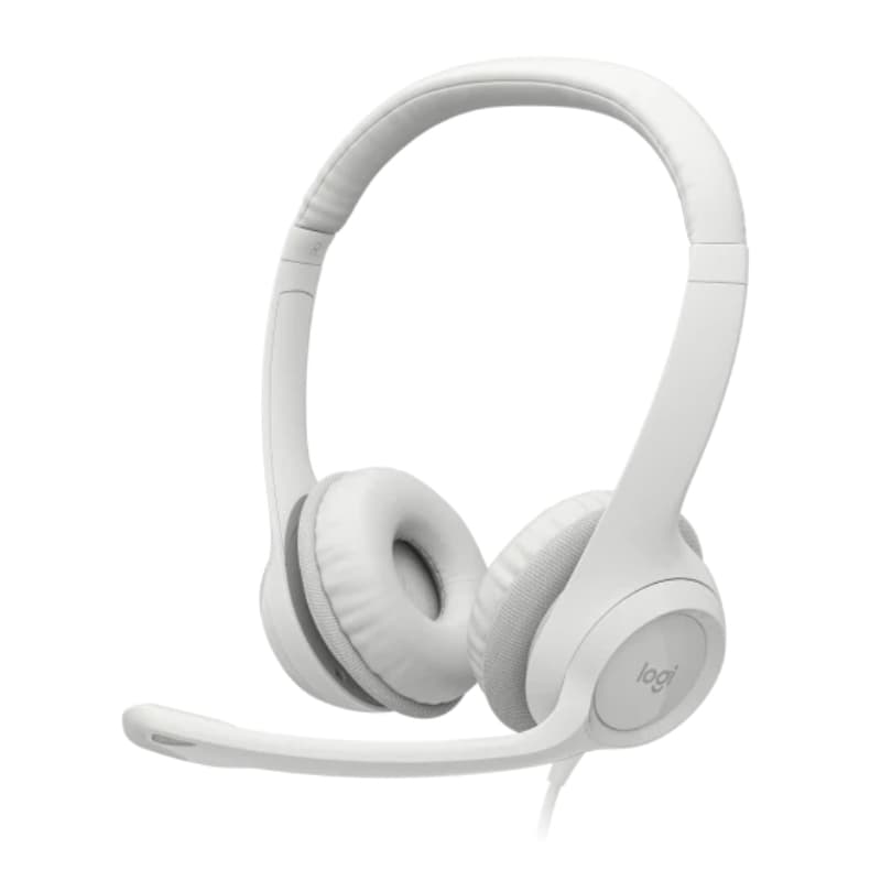 AURICULAR CMIC LOGITECH CLEAR CHAT COMFORT USB H390 WHITE(PN 981-001285)