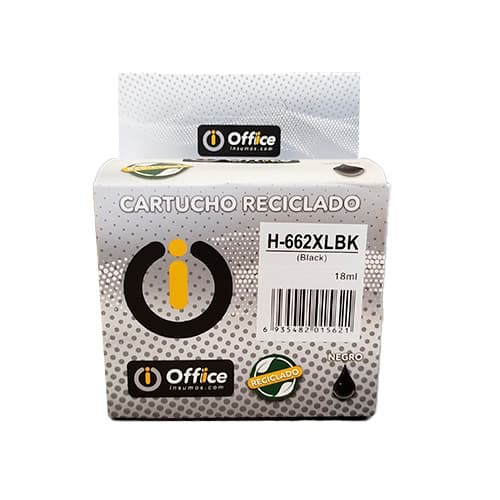 CARTUCHO ALTERNATIVO HP 662XL NEGRO 18ML CZ105AL