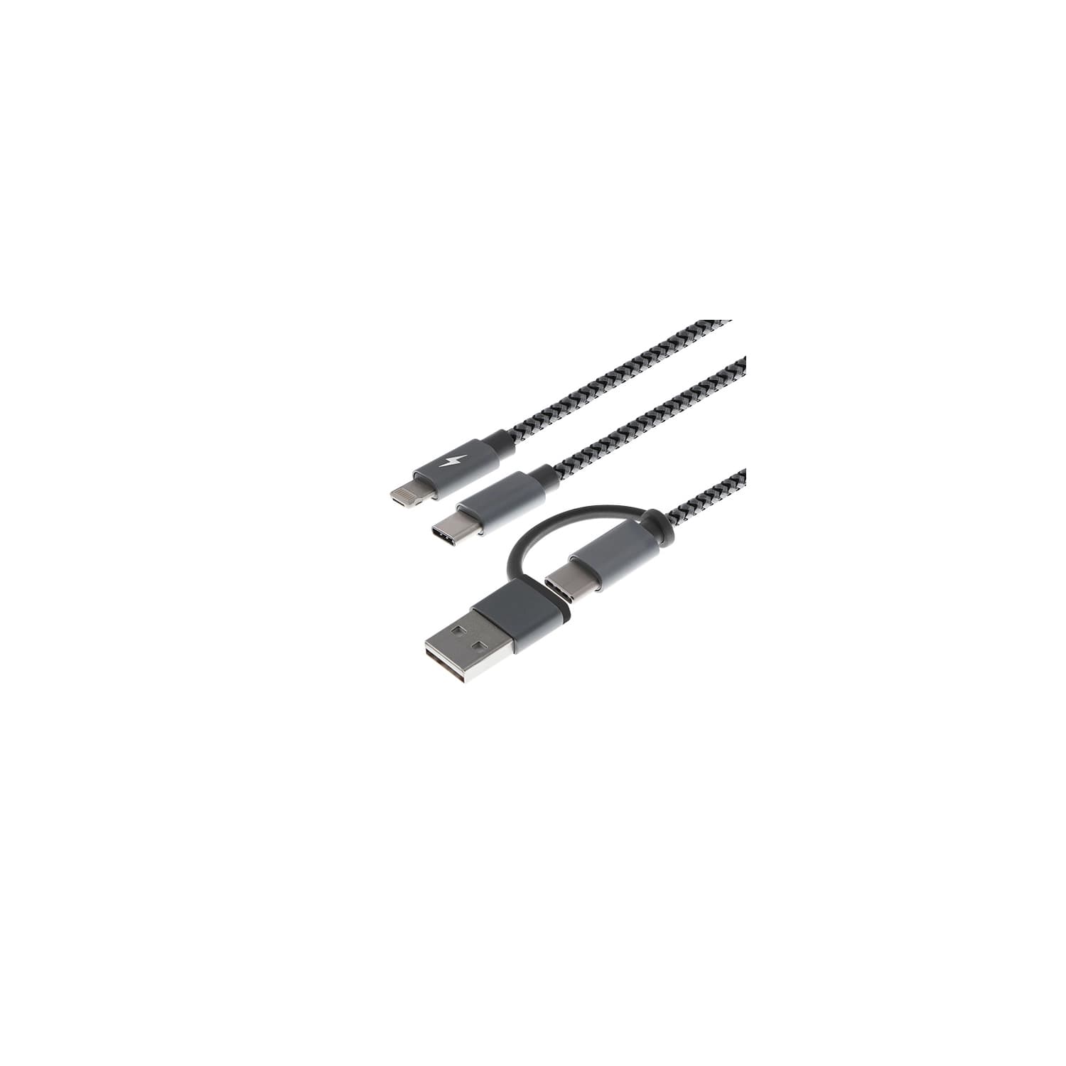 Cable multifuncional para carga 5 en 1