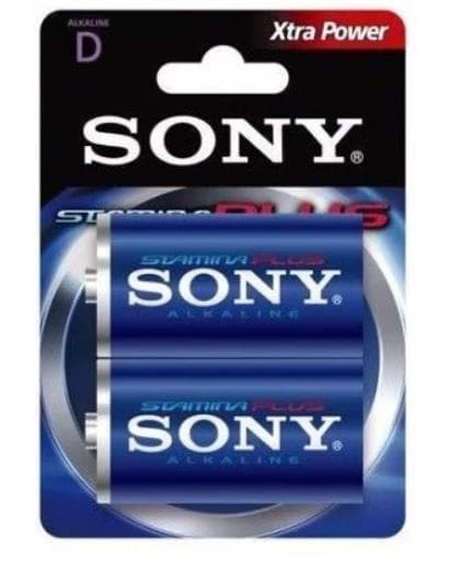 Blister De Pilas Sony Stamina Plus Lr20-d Alcalina X2 Unidades