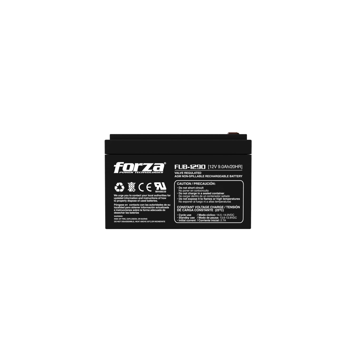 Bateria FUB FORZA sellada plomo acido 12v 9Ah