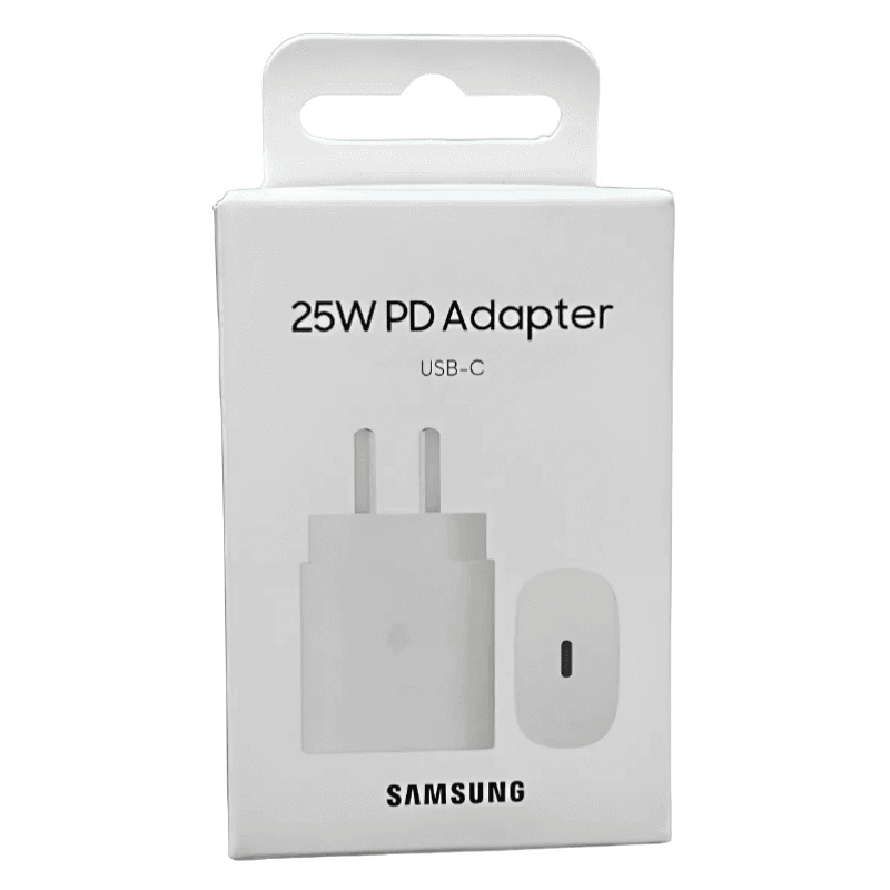 ACCESORIOS SAMSUNG CARGADOR DE VIAJE 25W WHITE C/CABLE