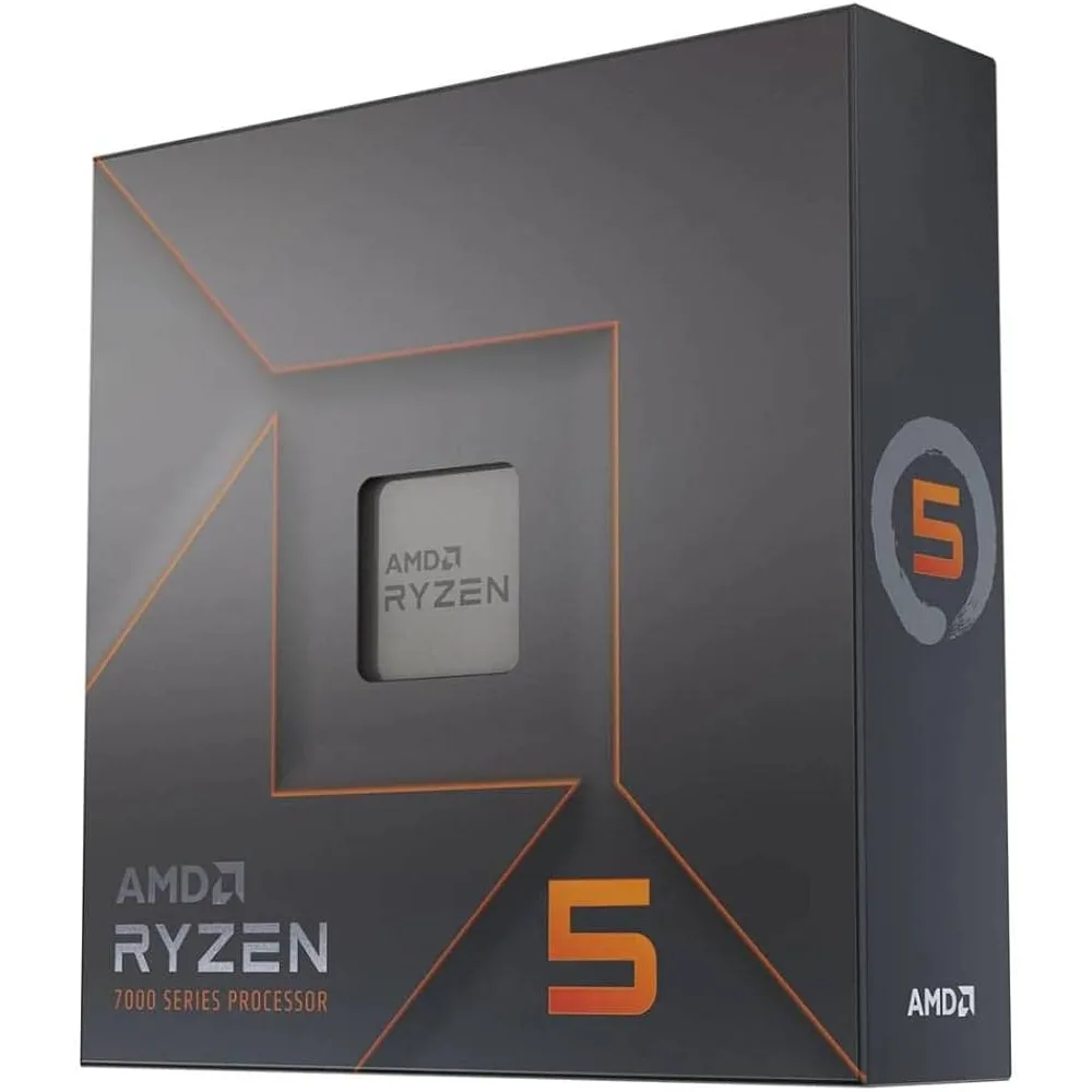 CPU AMD RYZEN 5 7600X AM5 105W 38MB SIN COOLER