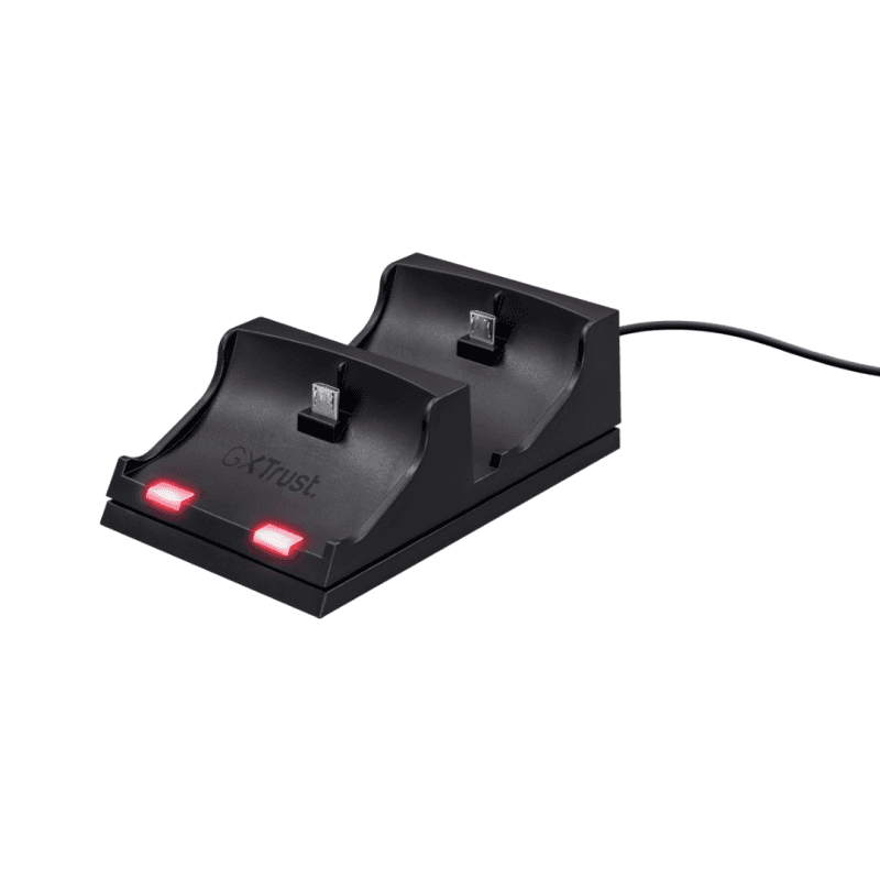 ACCESORIOS TRUST BASE DE CARGA DOBLE PARA MANDOS PS4 GXT235