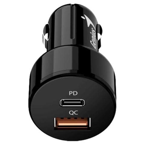 Cargador Genius Pd-36Ac P/Auto Usb-A / Usb-C 36W