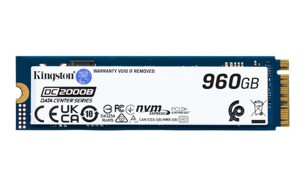 Disco SSD NVMe 960GB Kingston DC2000B PCIe Gen4