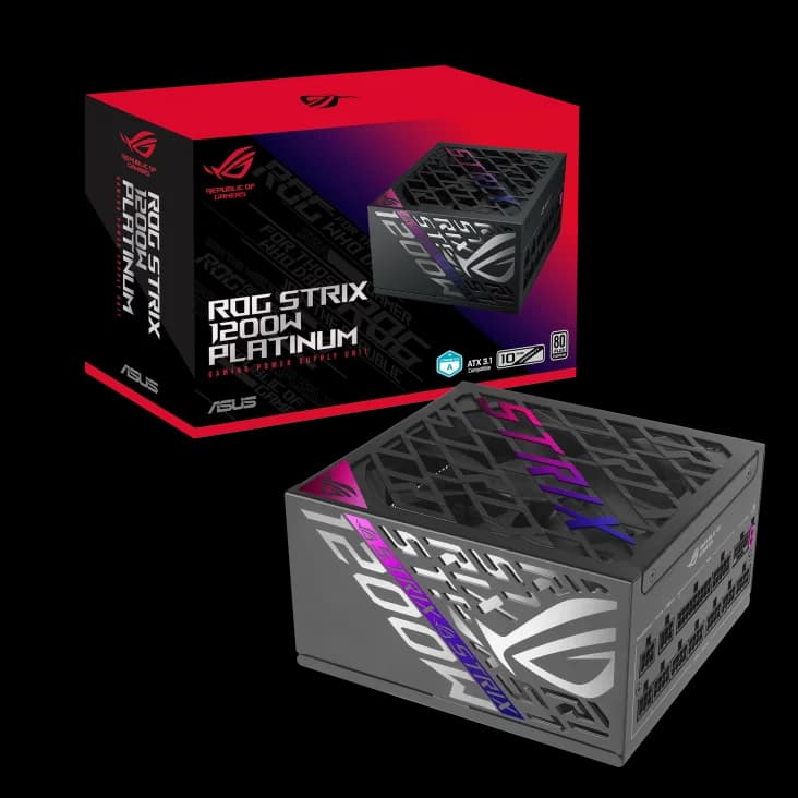 Fuente Asus 1200w ROG Strix 80 Plus Platinum Modular