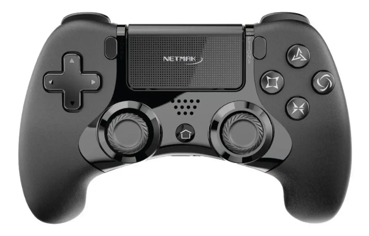 Joystick Netmak Bluetooth Negro PS4 PC